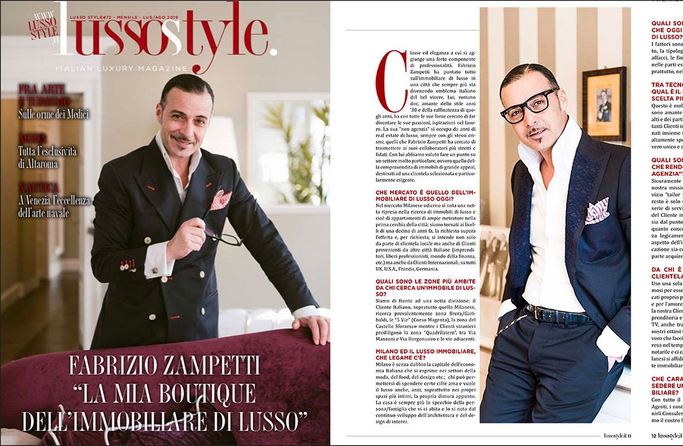 Rivista Lusso Style - Edizione N.72 | Luglio 2019