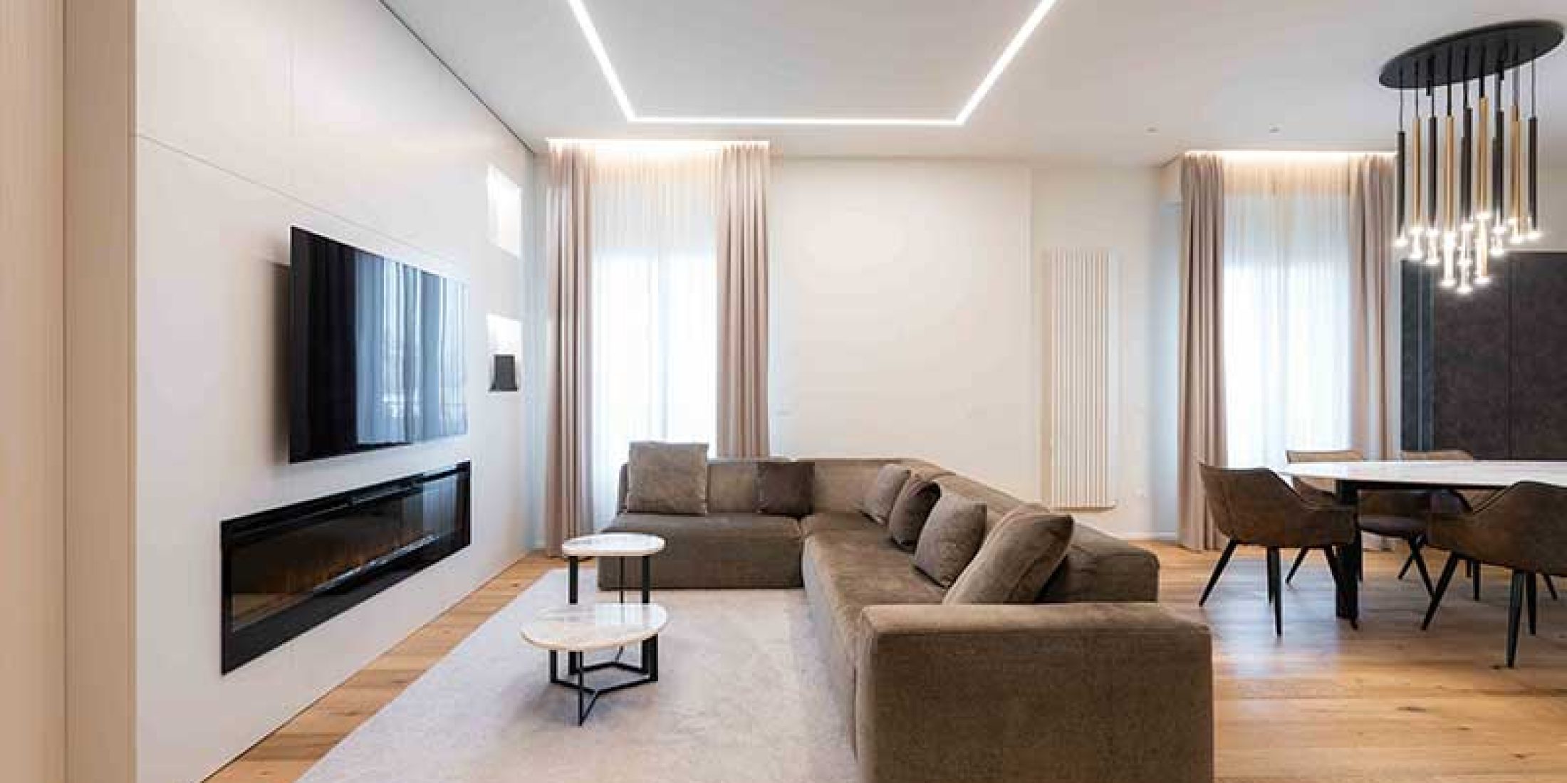 Exclusive designer residence with garage
