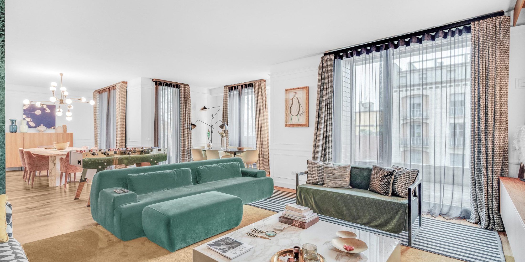Exclusive spacious residence with terrace